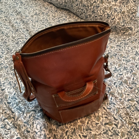 Patricia Nash convertible leather backpack purse. main image 6